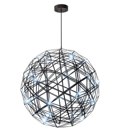 2nd Ave Lighting Geosphere 44" Wide 32 LT Pendant in Oil Rubbed Bronze Finish