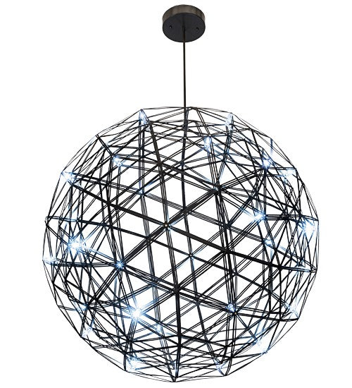 2nd Ave Lighting Geosphere 44" Wide 32 LT Pendant in Oil Rubbed Bronze Finish