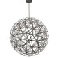 2nd Ave Lighting Geosphere 44" Wide 92 Light Pendant in Oil Rubbed Bronze Finish