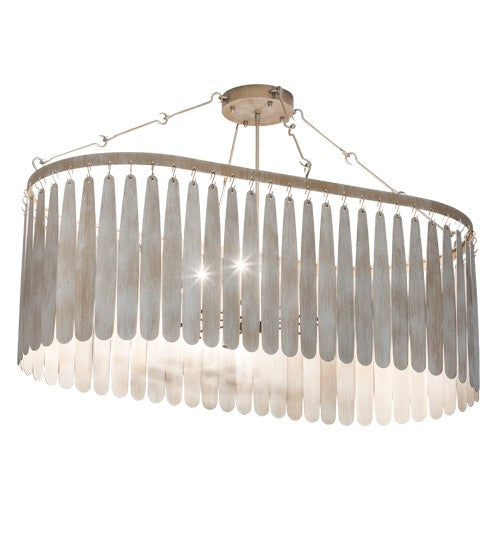 2nd Ave Lighting Gibson 48" Chandelier in Custom Antique Silver Finish