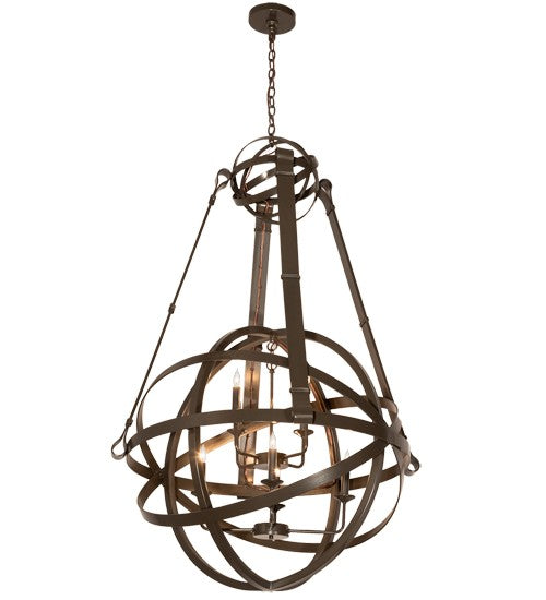 2nd Ave Lighting Gimbal Grinado 36" Chandelier in Timeless Bronze Finish