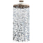 2nd Ave Lighting Gingko Leaf 44" Cascading Pendant in Champaign Metallic Finish
