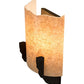 2nd Ave Lighting Gleras 8" Wall Sconce in Oil Rubbed Bronze Finish
