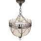 2nd Ave Lighting Gothic 14" Inverted Pendant in Polished Nickel Finish