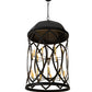 2nd Ave Lighting Grafton 42" Wide 18 LT Pendant in Textured Black Finish