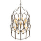 2nd Ave Lighting Grand Stair 54" Wide 18-Light Chandelier in Gilded Tobacco Finish