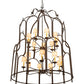 2nd Ave Lighting Grand Stair 54" Wide 18-Light Chandelier in Gilded Tobacco Finish
