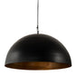 2nd Ave Lighting Gravity 36" Wide Pendant in Solar Black and Copper Finish