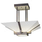 2nd Ave Lighting Grayling 20" Semi-Flushmount in French Bronze Finish