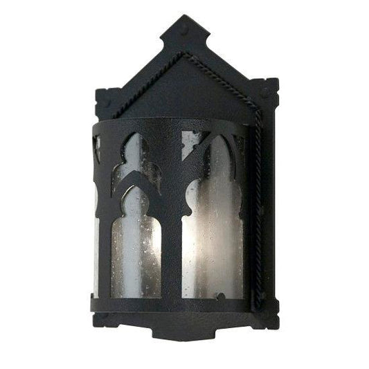 2nd Ave Lighting Gregory 8" Wide Wall Sconce in Blackwash Finish