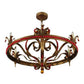 2nd Ave Lighting Grosetto 39" Wide 6 LT Chandelier in Cortez Gold Finish
