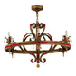 2nd Ave Lighting Grosetto 39" Wide 6 LT Chandelier in Cortez Gold Finish