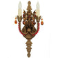 2nd Ave Lighting Grosetto 9" Wide 2 LT Crystal Wall Sconce in Cortez Gold