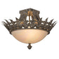 2nd Ave Lighting Hampton 16" Flushmount in Corinth Finish