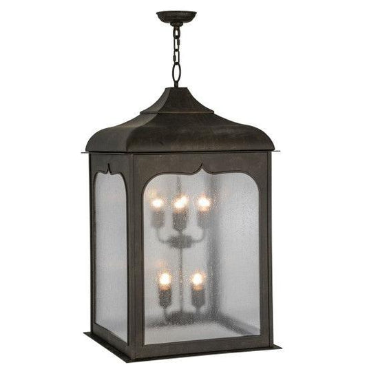 2nd Ave Lighting Hankel 20" Lantern Pendant in Oil Rubbed Bronze Finish