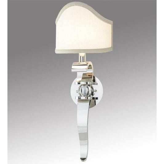 2nd Ave Lighting Helena 8.5" Wall Sconce in Polished Nickel Finish
