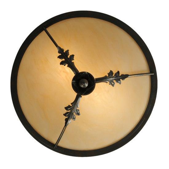 2nd Ave Lighting Hoja 15" Semi-Flushmount in French Bronze Finish