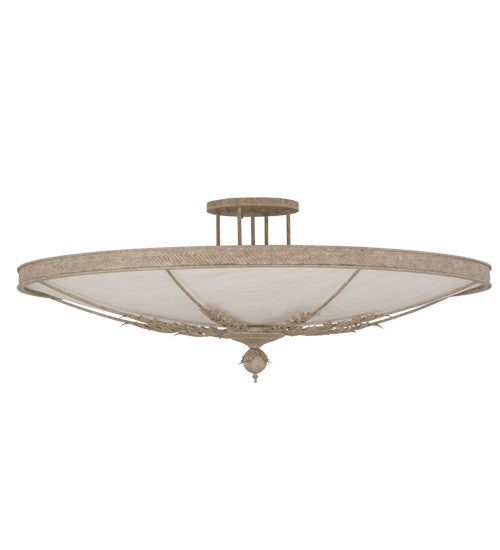 2nd Ave Lighting Hoja 60" Semi-Flushmount in Pate Finish