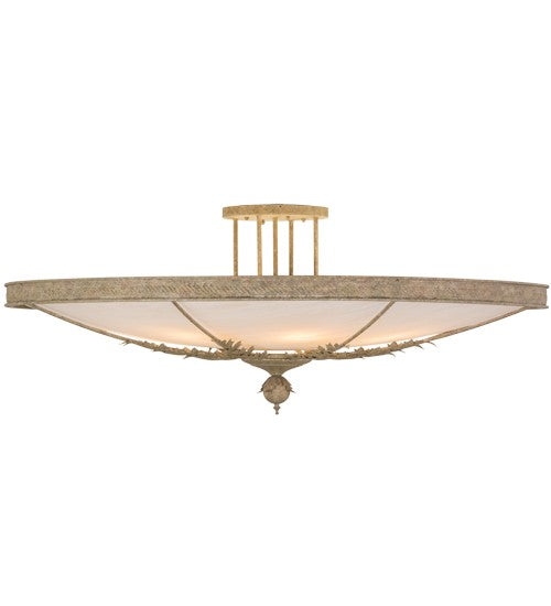 2nd Ave Lighting Hoja 60" Semi-Flushmount in Pate Finish