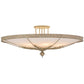 2nd Ave Lighting Hoja 60" Semi-Flushmount in Pate Finish