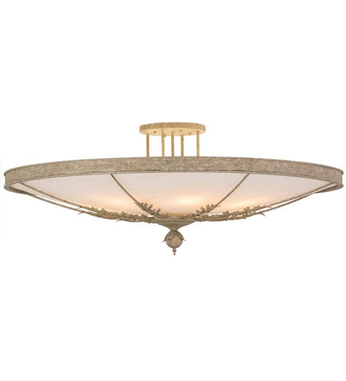 2nd Ave Lighting Hoja 60" Semi-Flushmount in Pate Finish