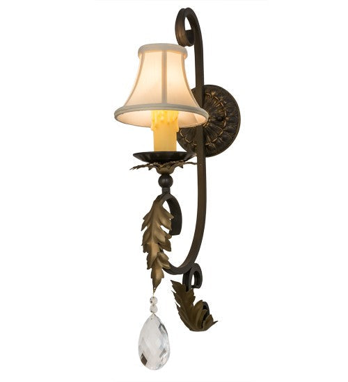 2nd Ave Lighting Ingrid 6" Wall Sconce in Timeless Bronze With Gold Accents