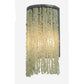 2nd Ave Lighting Jade 7.5" Charm Wall Sconce With Black Chrome Over Nickel Finish