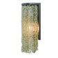 2nd Ave Lighting Jade 7.5" Charm Wall Sconce With Black Chrome Over Nickel Finish