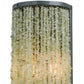 2nd Ave Lighting Jade 7.5" Charm Wall Sconce With Black Chrome Over Nickel Finish