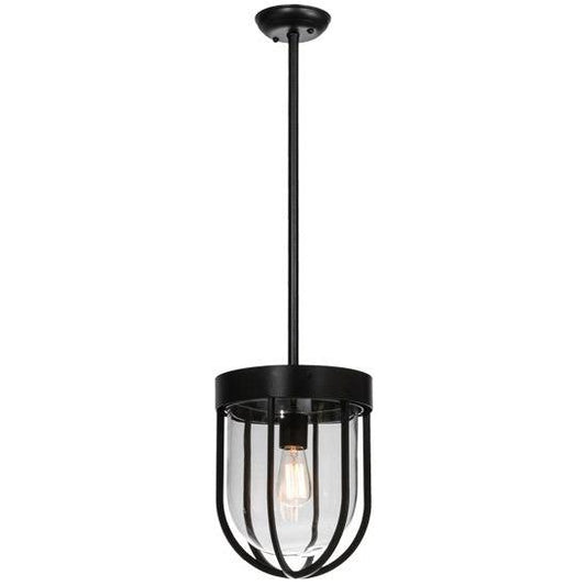 2nd Ave Lighting Jaula 10" Pendant in Solar Black Finish