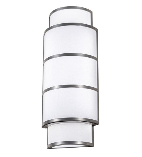 2nd Ave Lighting Jayne 10" Wide Wall Sconce With Nickel Finish