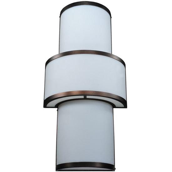 2nd Ave Lighting Jayne 15" Wall Sconce With Mahogany Bronze Finish