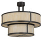 2nd Ave Lighting Jayne 24" Wide 2 Tier Pendant in Timeless Bronze Finish
