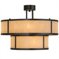 2nd Ave Lighting Jayne 24" Wide 2 Tier Pendant in Timeless Bronze Finish
