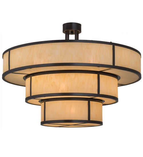 2nd Ave Lighting Jayne 36" Wide 3 Tier Pendant in Timeless Bronze