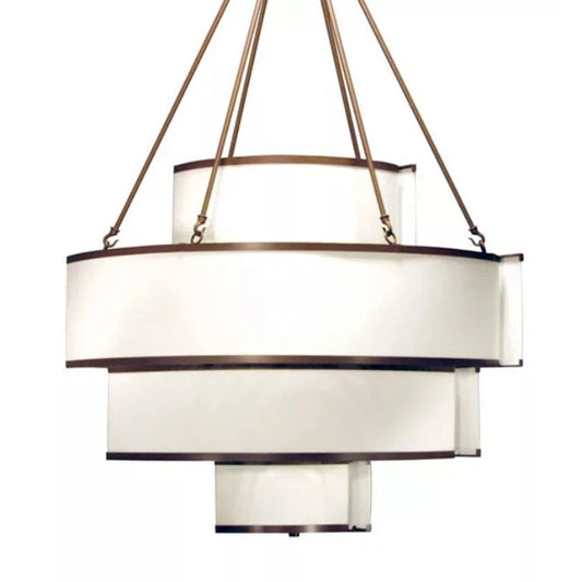 2nd Ave Lighting Jayne 44" 4 -Tier Pompeii Gold Pendant Light