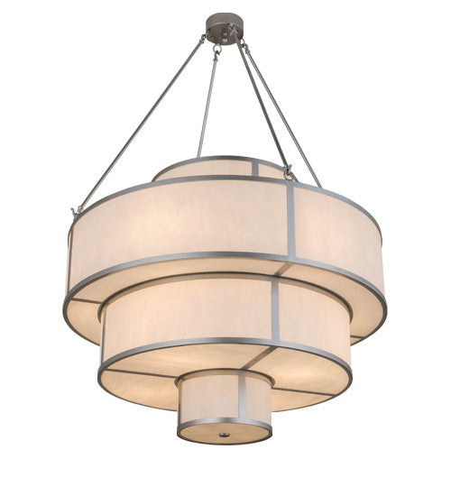 2nd Ave Lighting Jayne 44" Wide 4 Tier Pendant in Nickel Finish