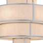 2nd Ave Lighting Jayne 44" Wide 4 Tier Pendant in Nickel Finish