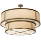 2nd Ave Lighting Jayne 48" Wide 2 Tier Pendant in Antique Copper Finish