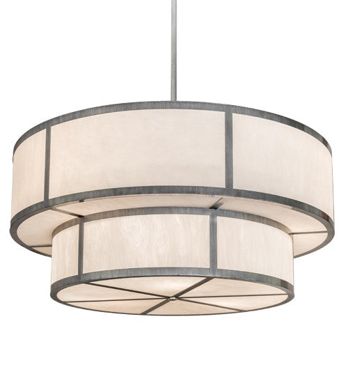 2nd Ave Lighting Jayne 48" Wide 2 Tier Pendant in Antique Iron Ore Finish