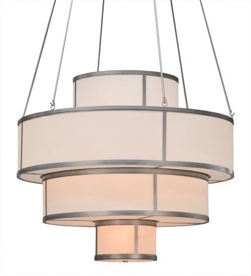 2nd Ave Lighting Jayne 60" Wide 4 Tier Pendant in Nickel Finish