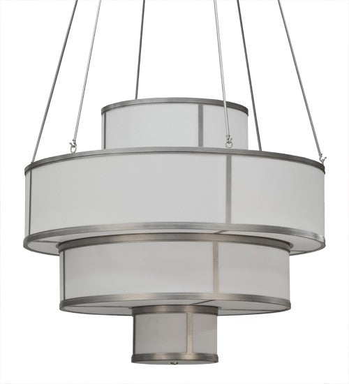 2nd Ave Lighting Jayne 60" Wide 4 Tier Pendant in Nickel Finish
