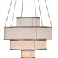 2nd Ave Lighting Jayne 60" Wide 4 Tier Pendant in Nickel Finish