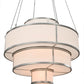 2nd Ave Lighting Jayne 60" Wide 4 Tier Pendant in Nickel Finish