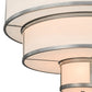 2nd Ave Lighting Jayne 60" Wide 4 Tier Pendant in Nickel Finish