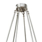 2nd Ave Lighting Jayne 60" Wide 4 Tier Pendant in Nickel Finish