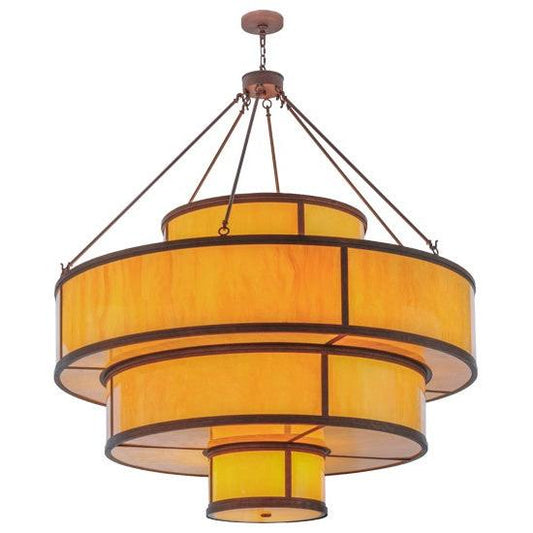 2nd Ave Lighting Jayne 60" Wide Pendant in Antique Rust Finish