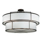 2nd Ave Lighting Jayne 72" Wide 2 Tier Semi-Flushmount With Mahogany Bronze Finish