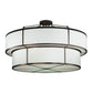 2nd Ave Lighting Jayne 72" Wide 2 Tier Semi-Flushmount With Mahogany Bronze Finish