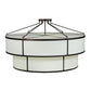 2nd Ave Lighting Jayne 72" Wide 2 Tier Semi-Flushmount With Mahogany Bronze Finish